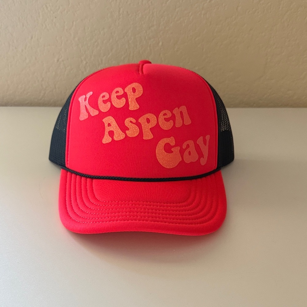Aspen Gay Ski Week Trucker Hat